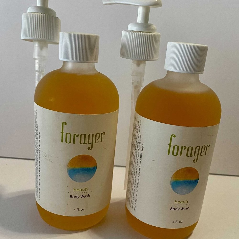 Forager "Beach"  Body Wash  2- 4 oz Bottles